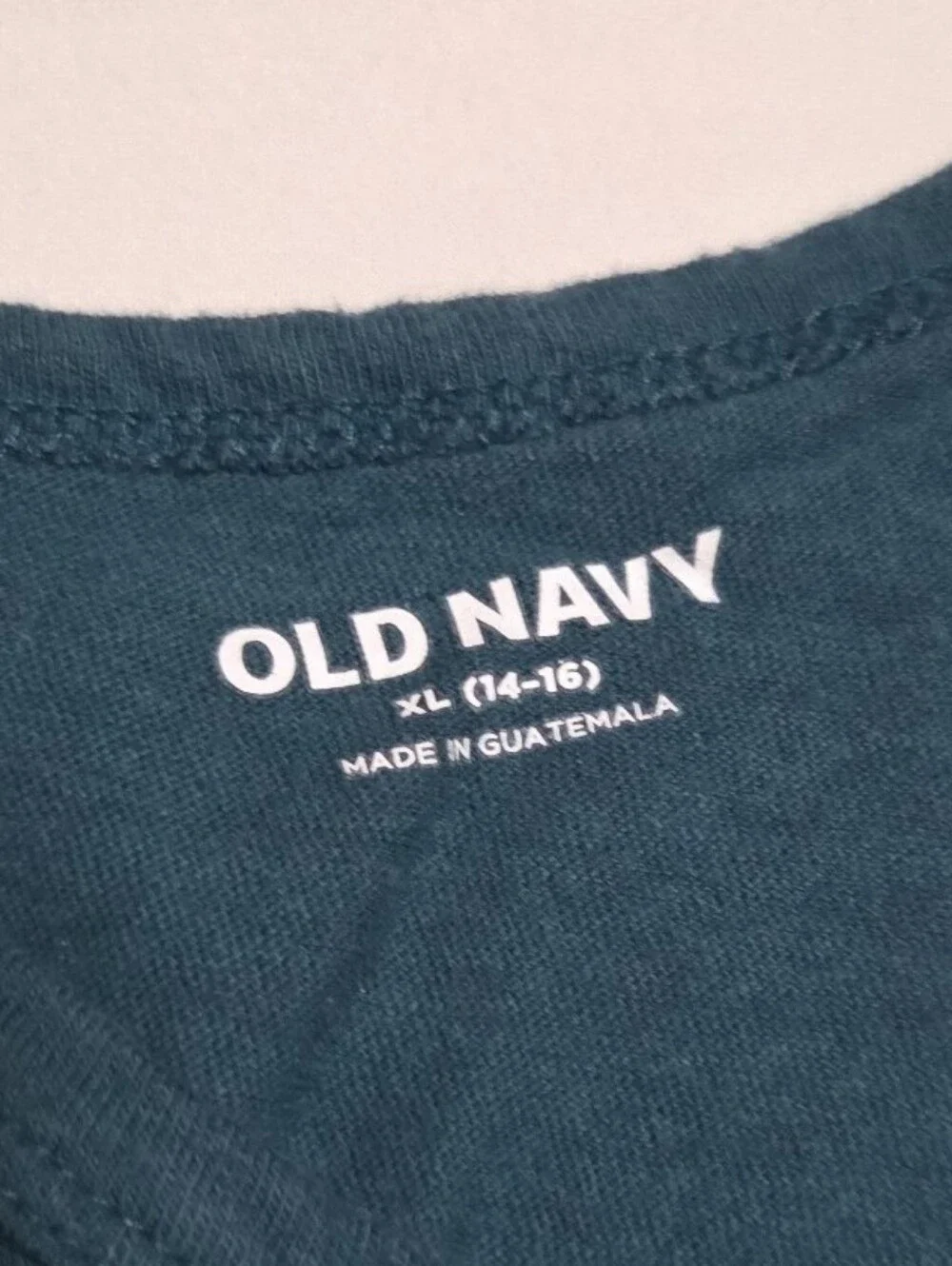 Old navy boys 14-16 green surfing skellington tank top #23